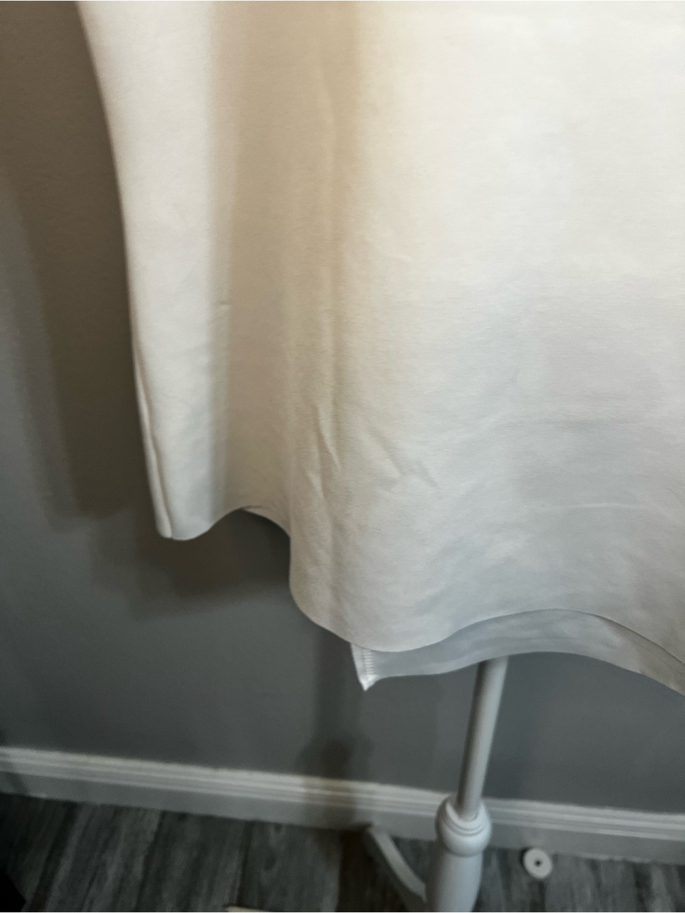 Ic by connie k Top Medium White Tank With Slit Crew Neck Long - Picture 11 of 14